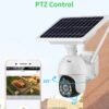 Camera Solaire 4G IP66 Rotation 360