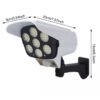 Lumière de Capteur Solaire JD-2178T