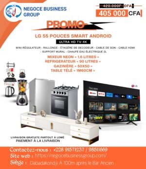 Kit Évasion Multimédia LG 55 pouces