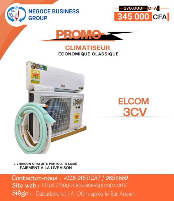 Climatiseur Économique Classique Elcom 3CV