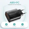 Chargeur USB 48W 4 ports Type C QC 3.0 PD Samsung Xiaomi Huawei