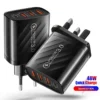 Chargeur USB 48W 4 ports Type C QC 3.0 PD Samsung Xiaomi Huawei