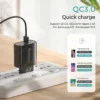 Chargeur USB 48W 4 ports Type C QC 3.0 PD Samsung Xiaomi Huawei
