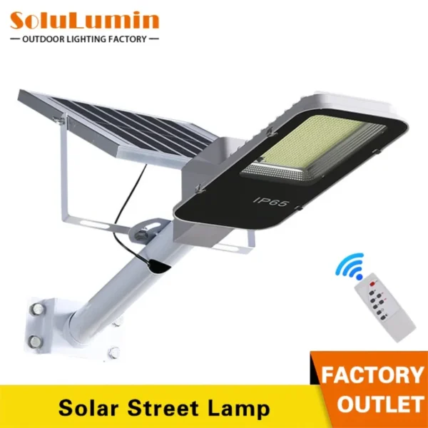 Lampe solaire LED extérieure IP65, 50-200W