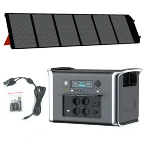 Centrale 2048Wh 2600W + panneau 200W, LiFePO4