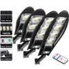 Lampe solaire 168LED étanche, ext., orientable, batterie 10000mAh.