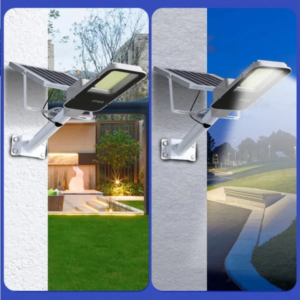 Lampe solaire LED extérieure IP65, 50-200W