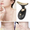 Masseur Lifting EMS – Raffermissant Visage & Cou, Thérapie LED Anti-Âge