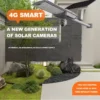 Lampe solaire LED, caméra HD, étanche, usage extérieur