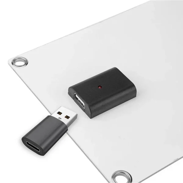 Panneau solaire 5V USB-C portable, léger, idéal téléphones, camping, IP65.