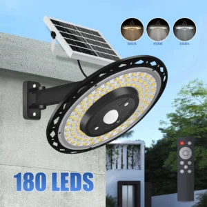 Lampes solaires, 5 modes, IP65, télécommande, intérieur/extérieur.