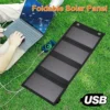 Chargeur Solaire USB Pliable Téléphone Camping