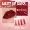 QIBEST Velvet Shine – Rouge à Lèvres Mat & Brillant Longue Durée