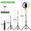 ZOMEI Trépied 110cm + Anneau LED 10" RGB + Support Téléphone