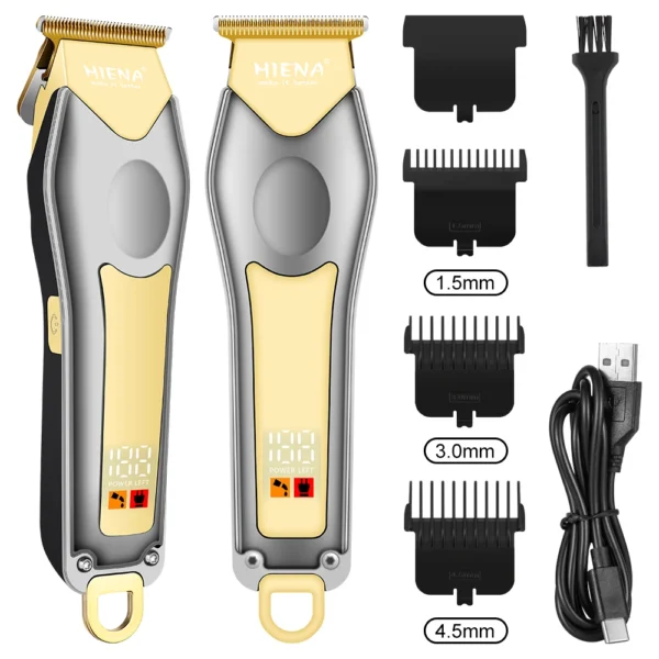 HIENA tondeuse cheveux pro sans fil LED rechargeable