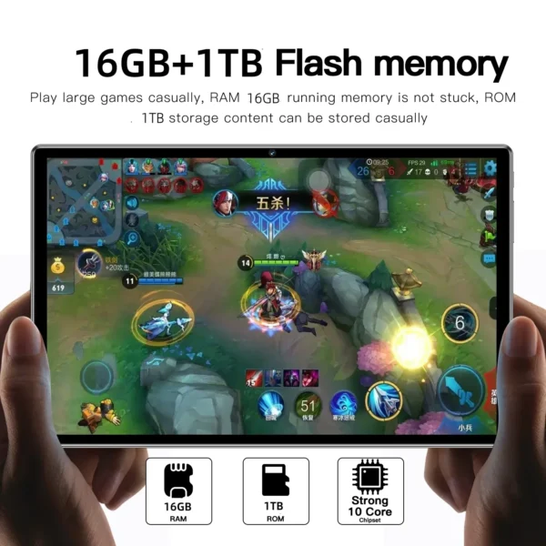 Pad 15 Pro, 16Go/1To, Snapdragon 870, 5G, 4K, Version Globale