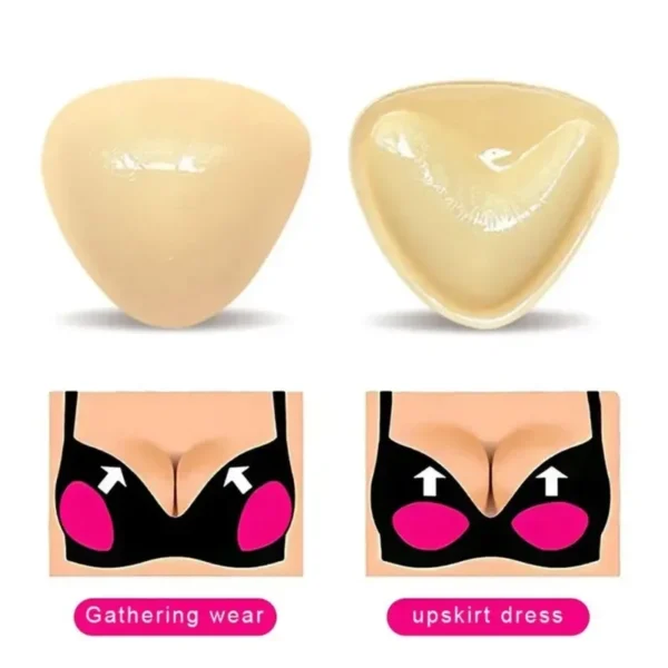 Soutien-gorge adhésif push up double face réutilisable
