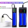 Chargeur USB 1/2/4 slots pour batteries Li-ion 3.7V 18650/16340/14500/26650