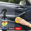 Rénovateur plastique auto : noir brillant, cuir, polish réparation.