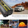 Onduleur Pur Sinus 3000W-8000W 12V DC vers 220V AC, affichage numérique, Auto/Maison