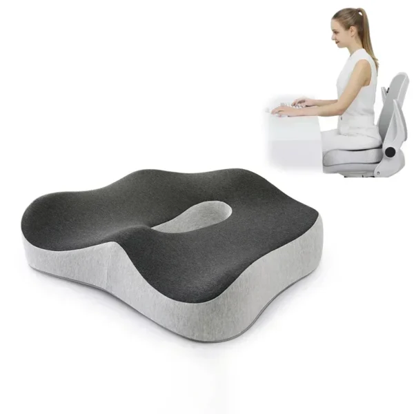 Coussin mousse mémoire : bureau, auto, lombaire, Orth4WD, fessier/dorsal.