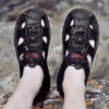 MIXIDELAI sandales cuir homme été grandes tailles 38-47