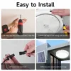 Lampe solaire LED 60/500W jardin/intérieur