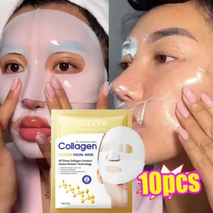 Masque Collagène Anti-rides x10: Raffermit, hydrate, illumine.