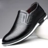 Mocassins en cuir de marque pour hommes, chaussures de conduite pour hommes, chaussures formelles pour hommes, mocassins pour adultes, chaussures de créateur, haute qualité