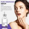 Sérum visage : resserre pores, raffermit, répare, minimise.