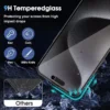 Film Confidentialité Anti-Espion iPhone 8-16 Pro Max/Plus/XR/XS