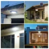 Lampe solaire LED 60/500W jardin/intérieur