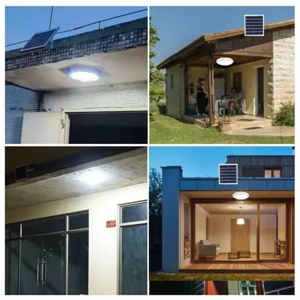 Lampe solaire LED 60/500W jardin/intérieur