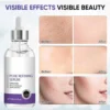 Sérum visage : resserre pores, raffermit, répare, minimise.